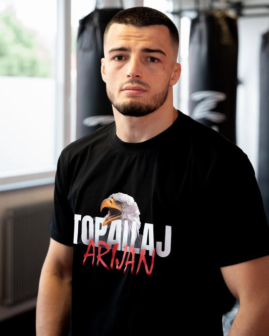 ARIJAN TOPALLAJ T-Shirt SCHWARZ